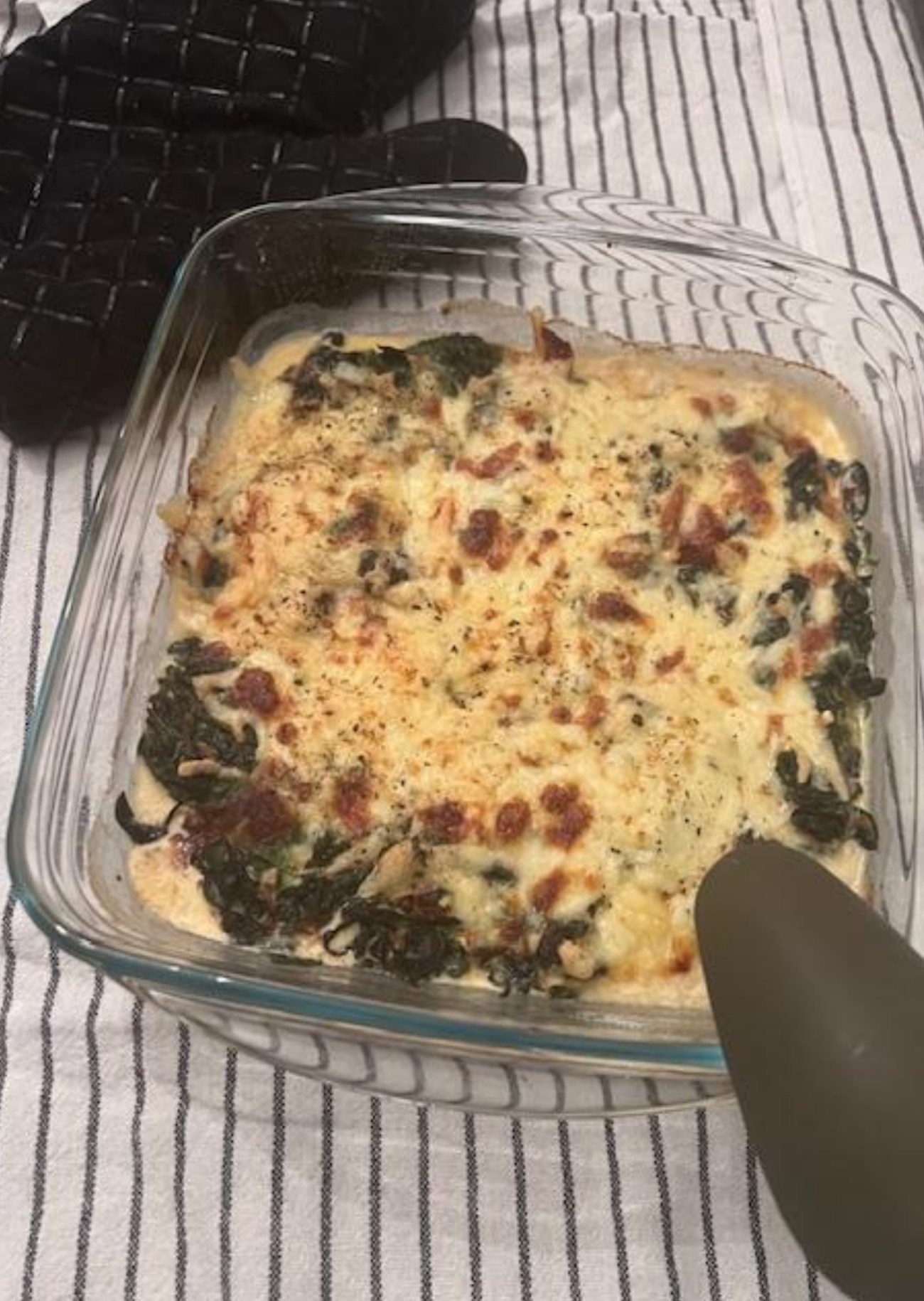 Zucchiniröllchen überbacken