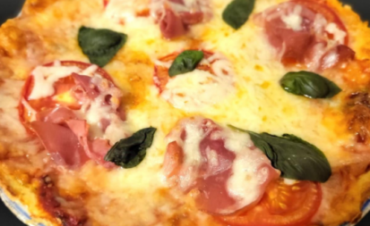 Hähnchenboden-Pizza