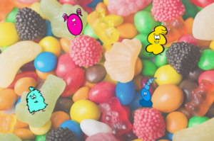 Süßigkeiten-Wolke