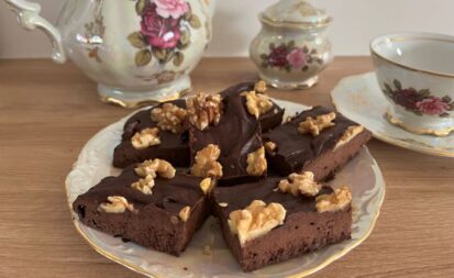 Schokofudge-Brownies