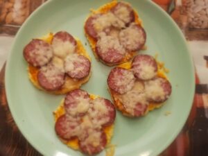 Mini Salami-Pizzen