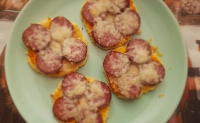 Mini Salami-Pizzen