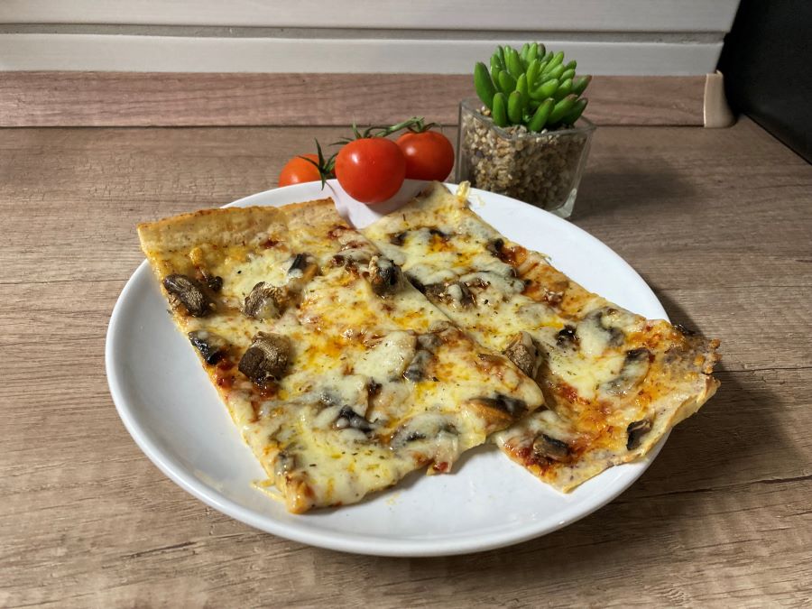 Low-Carb-Champignon-Pizza