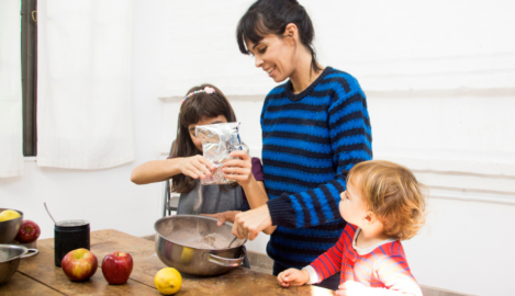 Gemeinsam kochen mit Kindern