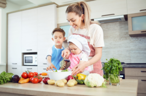 Gemeinsam kochen mit Kindern
